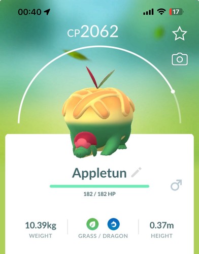 Appletun pokemon alto - appletun, di