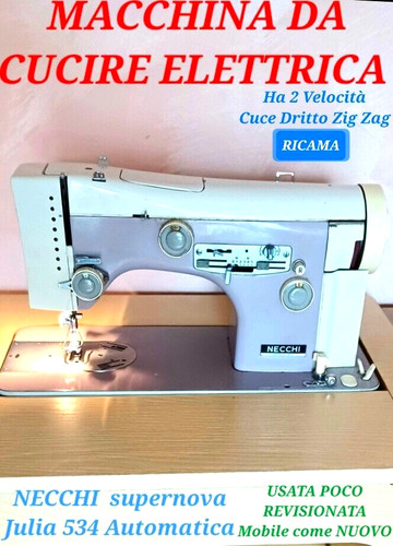 Macchina cucire necchi - cucire,