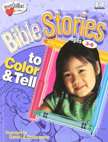 Bible stories color tell - bible, &
