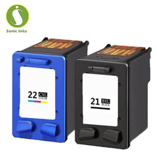 2 cartucce di inchiostro adatte per HP 2149 2180 D1420 D1430 F4140 F4150 F2280 21XL 22XL