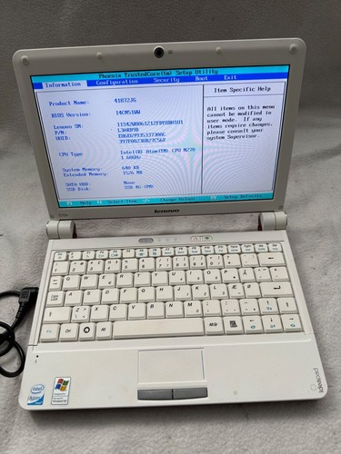 Lenovo ideapad s10e intel - lenovo,