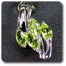 Ciondolo Peridoto Argento 925