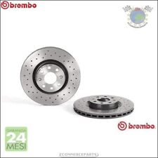Xks Kit Coppia Dischi Freno Forati Brembo Ant Per Fiat Punto / Grande Punto Benz