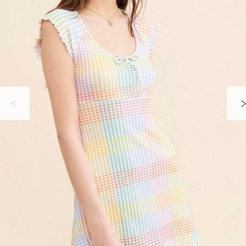 Loveshackfancy zoie mini abito - zoie,
