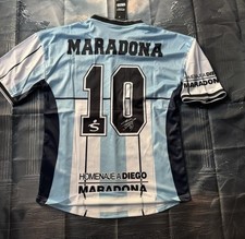 maglia maradona autografata