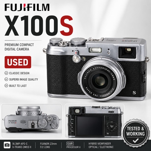 Fujifilm x100s argento - x100s,