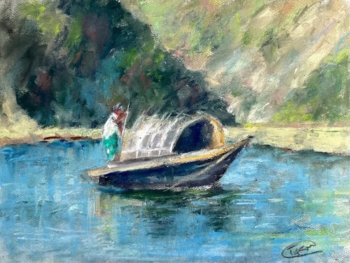 Handmade pastel painting - handmade,