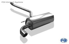 Scarico Sportivo IN Acciaio Inox BMW 3er F30 F31 316i Berlina + Touring 1x80mm