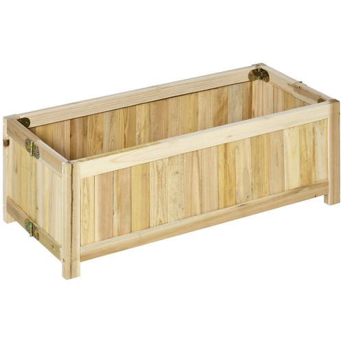 Outsunny fioriera legno - fioriera,