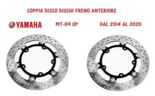 COPPIA DISCO DISCHI FRENO ANTERIORE ORIGINALI YAMAHA MT-09 SP XSR900 TRACER GT