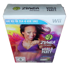 Zumba Fitness World Party con cintura (Nintendo Wii, 2013) NUOVO & IMBALLO ORIGINALE!