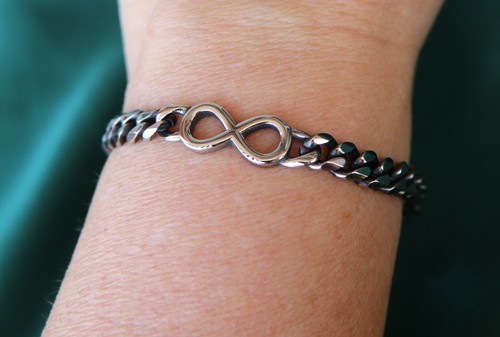 Bracciale uomo infinito