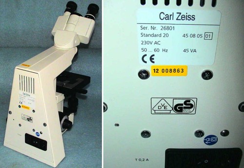 Zeiss standard microscopio - standard, 20