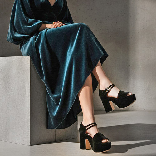 Sandali platform rochas us - platform,