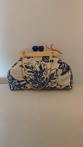 Borsa blu san leucio - san,