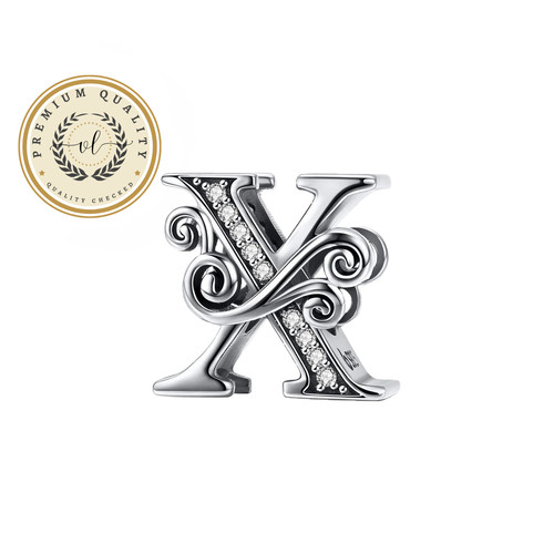Charm calligrafico lettera - charm,