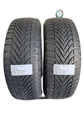 2 PNEUMATICI USATI 195/60 R 15 88T PIRELLI INVERNALE M+S 6 MM DOT 2821