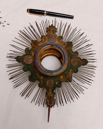 Raggiera ottone antica - raggiera,