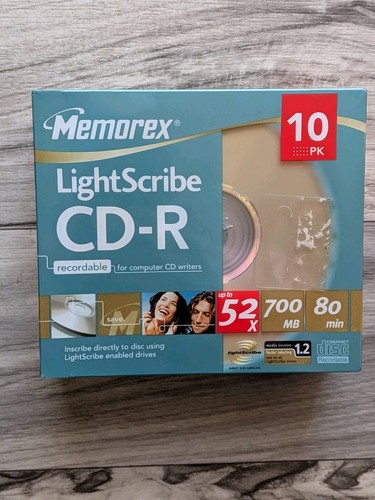 Memorex lightscribe 52x - memorex,