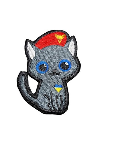 Simpatica toppa morale gatto
