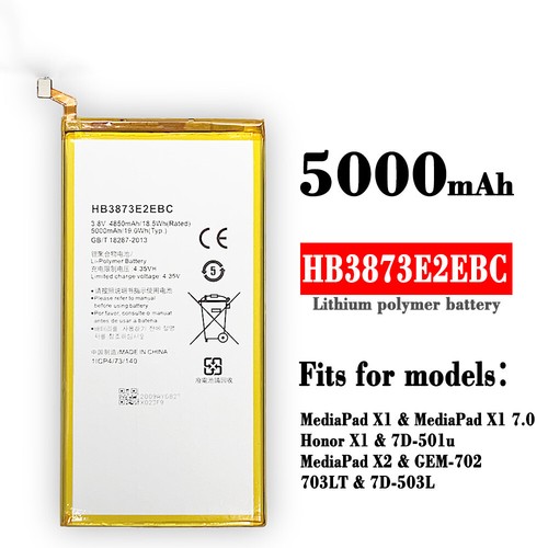 Batteria 5000mah hb3873e2ebc - batteria,