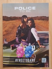 Pubblicità Italian Ritaglio 2023 Profumo POLICE to be free to dare