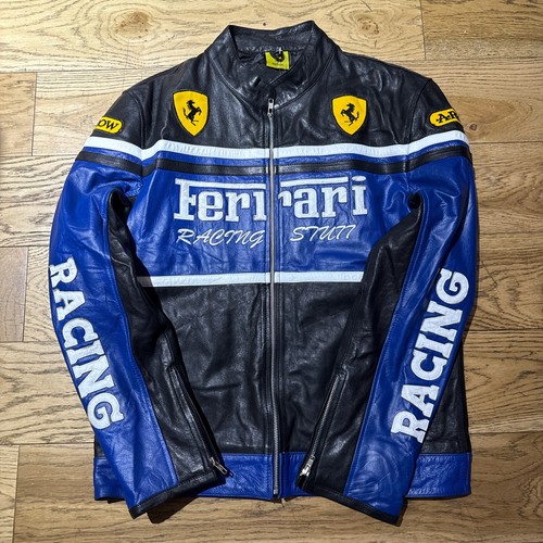 Giacca pelle ferrari nera - giacca,