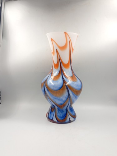 Vase verre marbré - marbré, opaline