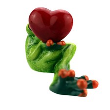  Carino Divertente Rane Figurine Ornamenti Collezione di oggetti in resina Home