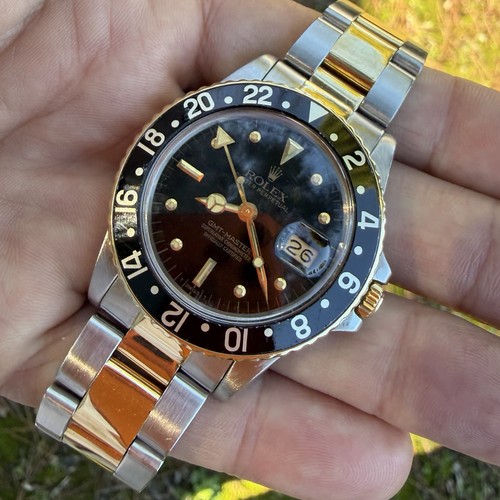 Rolex gmt acier 18k - or,