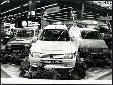 Foto vintage Auto da Rally Salone Auto Parigi 1984 Ft 37166 - Stampa 24x18 cm