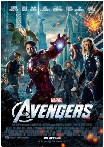 Avengers cartellone manifesto - avengers,