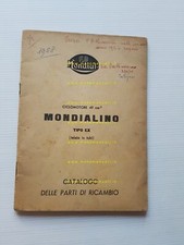 Mondial 49 Mondialino Tipo EX Telaio Tubi anni 50 catalogo ricambi originale