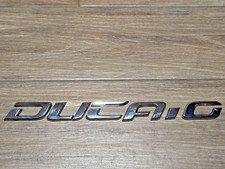 FIAT DUCATO LOGO LETTERE SIGLA EMBLEMA FREGIO STEMMA SCRITTA BADGE TARGA PLACCA