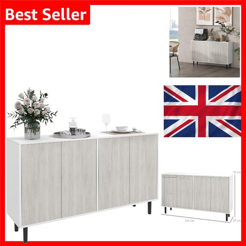 Credenza moderna pino bianco - moderna,