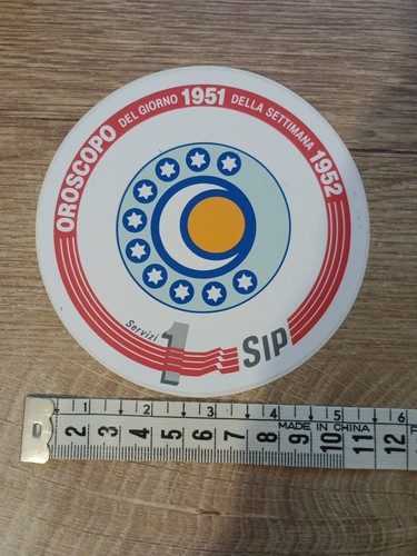 Adesivo vintage sip oroscopo - sip,