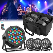 4 pz RGB 36 LED Par faro con
