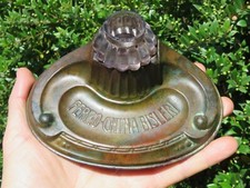 VECCHIO CALAMAIO PUBBLICITARIO VINTAGE FERRO CHINA BISLERI PUBBLICITA' AMARO