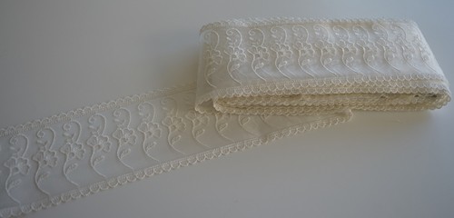 Intramezzo organza ricamato - intramezzo, di