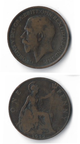 Reino unido penny 1912 h - reino,