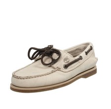 Timberland Classic Boat - Scarpe Da Barca In Pelle Sabbia - Taglia 42 [8.5 US 26