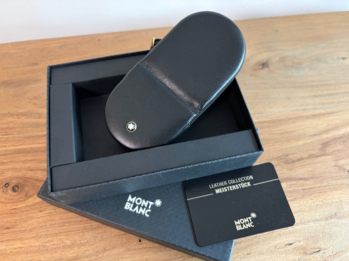 Montblanc pelle nera - pelle, penne