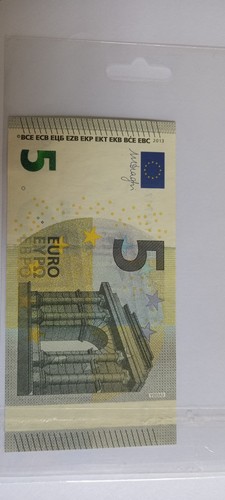 Banconota euro con errore - banconota,