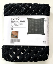 Ikea Tofto Copricuscino Nero