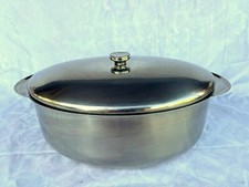 Calderoni Fratelli pentola Tegame Ovale con Maniglie 33 cm inox 18/10