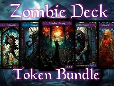 Zombie deck token - zombie,
