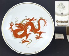 Piatto In Porcellana Schaubach