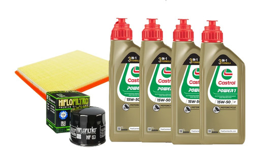 Kit tagliando castrol 15w50 - castrol,