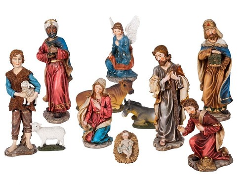 Set statue natività presepe - natività,