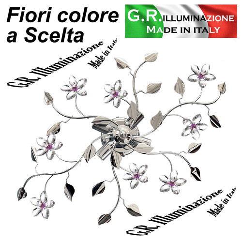 Plafoniera moderna cromata - moderna, 4